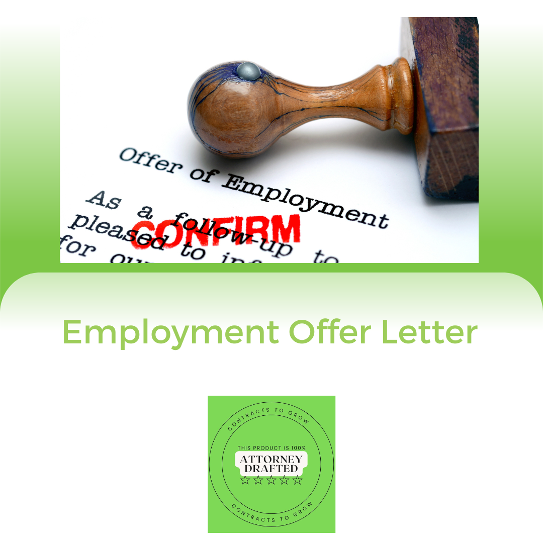Employment Offer Letter (with video)