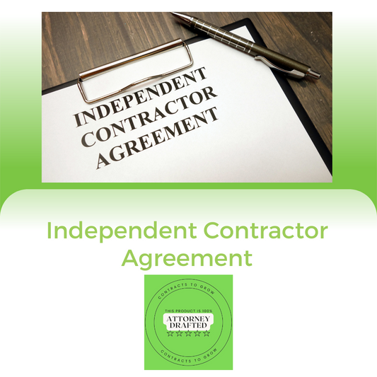 Independent Contractor Agreement (with video)