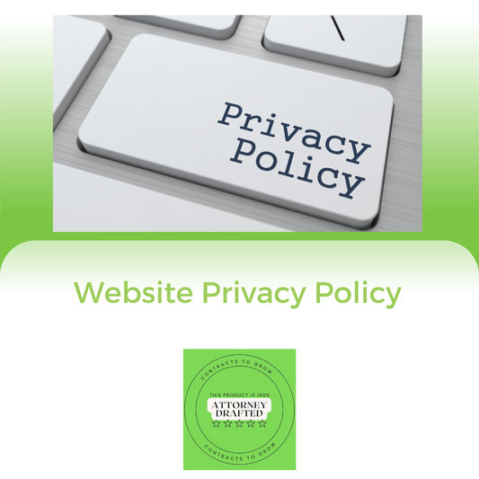 Website Privacy Policy (with video)
