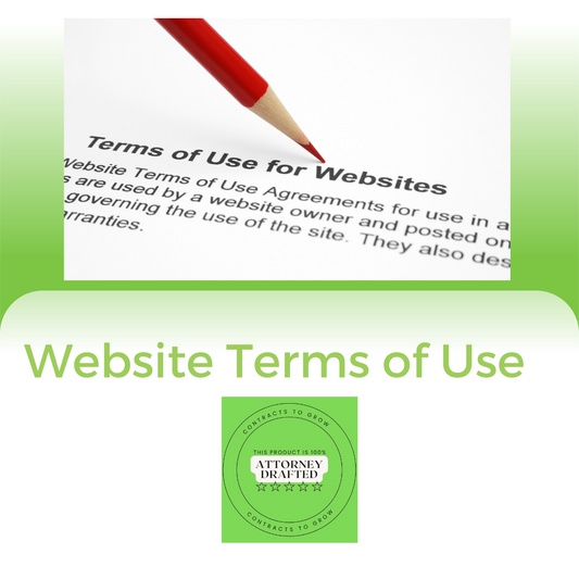 Website Terms of Use (with video)